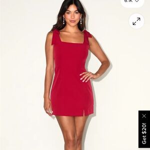 Lulu's Red Mini Dress